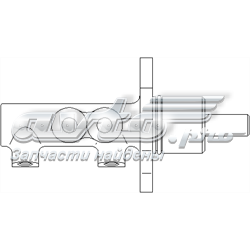 107359546 Hans Pries (Topran) cilindro principal de freno