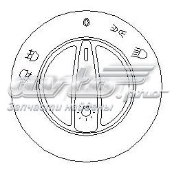 109 928 755 Hans Pries (Topran) interruptor de faros para "torpedo"