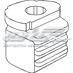 200493755 Hans Pries (Topran) silentblock de suspensión delantero inferior