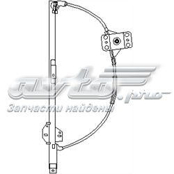 104 098 755 Hans Pries (Topran) mecanismo de elevalunas, puerta delantera izquierda