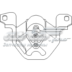 201391586 Hans Pries (Topran) soporte motor izquierdo