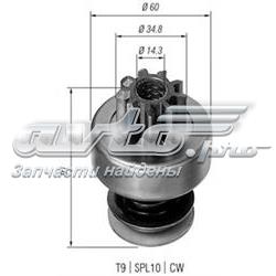 AMB0102 Magneti Marelli bendix, motor de arranque