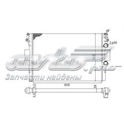 BMQ170 Magneti Marelli radiador refrigeración del motor