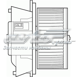 MTC504AX Magneti Marelli motor eléctrico, ventilador habitáculo