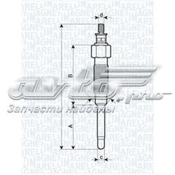 UC48A Magneti Marelli bujía de incandescencia