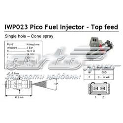 Inyector de combustible IWP023 Magneti Marelli