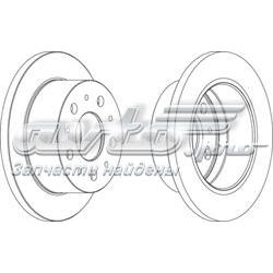 DDF1574 Ferodo Freno de disco trasero