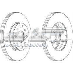 Comprar DDF1603 Ferodo Freno de disco delantero