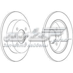 DDF1613 Ferodo Freno de disco trasero
