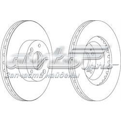Comprar DDF1630 Ferodo Freno de disco delantero