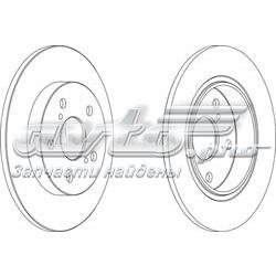 Comprar DDF1645 Ferodo Disco de freno trasero