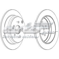 DDF1608 Ferodo Freno de disco trasero