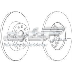 Disco de freno trasero DDF1306 Ferodo