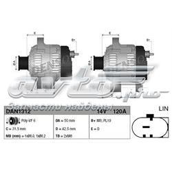 MS1042113321 Ford Alternador de coche
