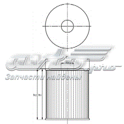 KX87D ECO Mahle Original filtro combustible