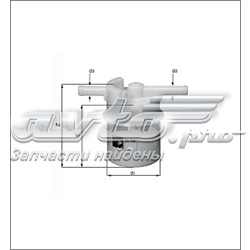 KL116 Mahle Original Filtro de gasolina