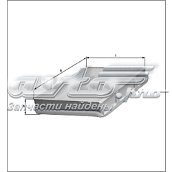LA13 Mahle Original Filtro antipolen