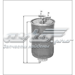 Filtro de combustible KL43 Mahle Original