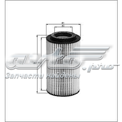 Filtro de aceite OX153D3ECO Mahle Original