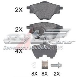 35019 ABS pastillas de freno traseras