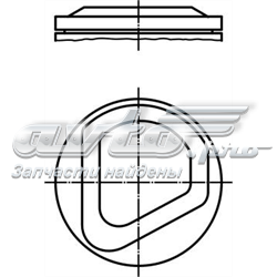 11251709659 BMW pistón completo para 1 cilindro, cota de reparación + 0,50 mm