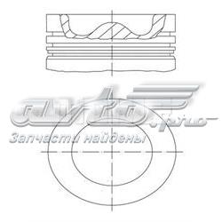 1.10992 Diesel Technic pistón completo para 1 cilindro, std