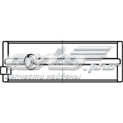 Juego de cojinetes de cigüeñal, estándar, (STD) 90166630 Peugeot/Citroen