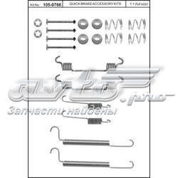 Juego de montaje, zapatas de freno traseras Quick Brake 1050766