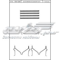 109-1209 Quick Brake conjunto de muelles almohadilla discos delanteros