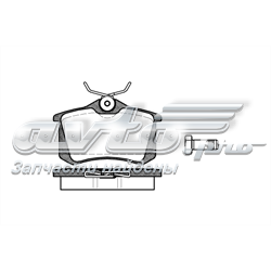 Pastillas de freno traseras Peugeot Partner 1 5F