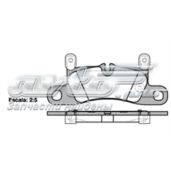 2137920 Road House pastillas de freno traseras