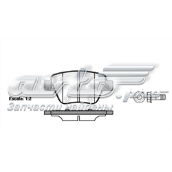 Pastillas de freno traseras Volkswagen Jetta 6 162, 163, AV3, AV2, AY2, AY3