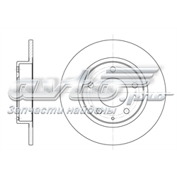 Disco de freno trasero 620600 Road House