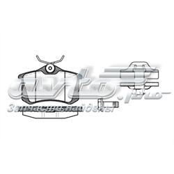 Pastillas de freno traseras Peugeot Partner 1 5F
