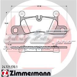 Pastillas traseras Zimmermann 247211701