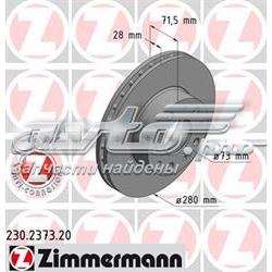 230237320 Zimmermann disco de freno delantero