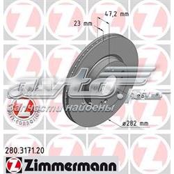 Disco de freno 280317120 Zimmermann