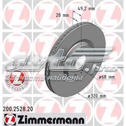 Disco de freno 200252820 Zimmermann