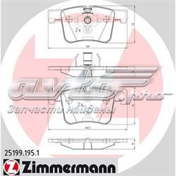 Comprar 251991951 Zimmermann Pastillas delanteras de freno