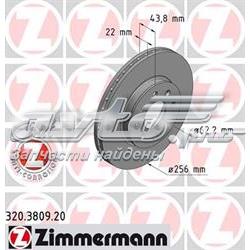 Disco de freno 320380920 Zimmermann