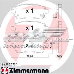 Pastillas de freno 243461701 Zimmermann