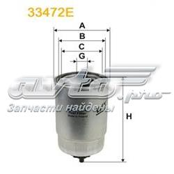 Filtro de combustible 33472E WIX