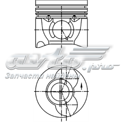 Pistón para cilindro para Citroen Jumper (244, Z)
