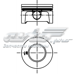 40309600 Kolbenschmidt pistón completo para 1 cilindro, std