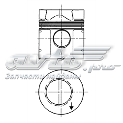 92525700 Kolbenschmidt pistón completo para 1 cilindro, std