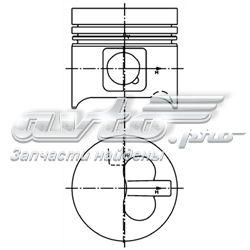 99 877 600 Kolbenschmidt pistón completo para 1 cilindro, std