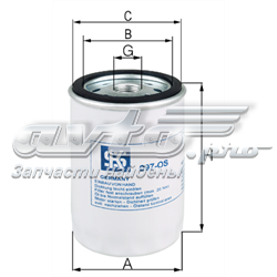 Filtro de aceite 50013504 Kolbenschmidt