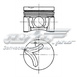 94347600 Kolbenschmidt pistón completo para 1 cilindro, std