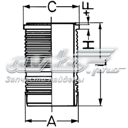 89500110 Kolbenschmidt camisa del cilindro