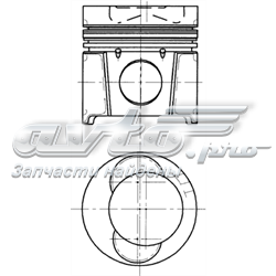 94416600 Kolbenschmidt pistón completo para 1 cilindro, std